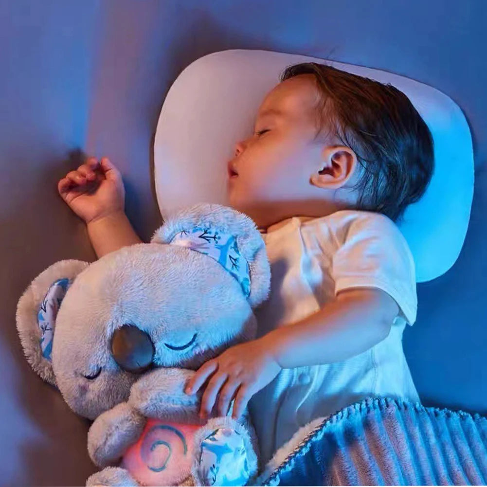 Ademende Koala met Licht & Muziek | Baby’s Slaapvriend en Sensorisch Speelgoed voor Pasgeborenen