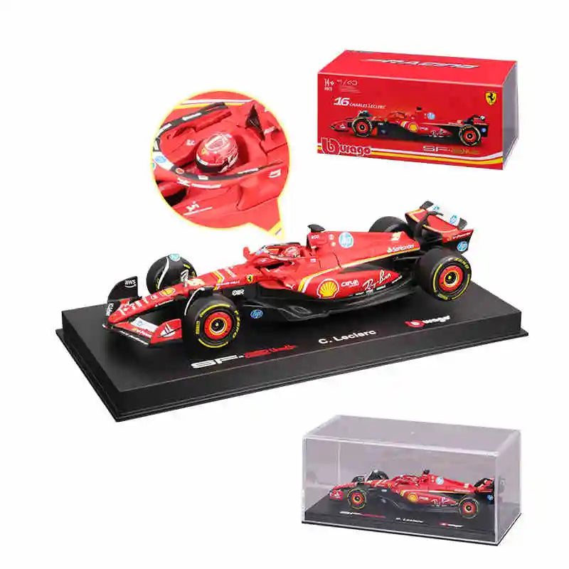 1:43 Ferrari SF24 F1 Modelauto | Diecast Racewagen Collectorsitem