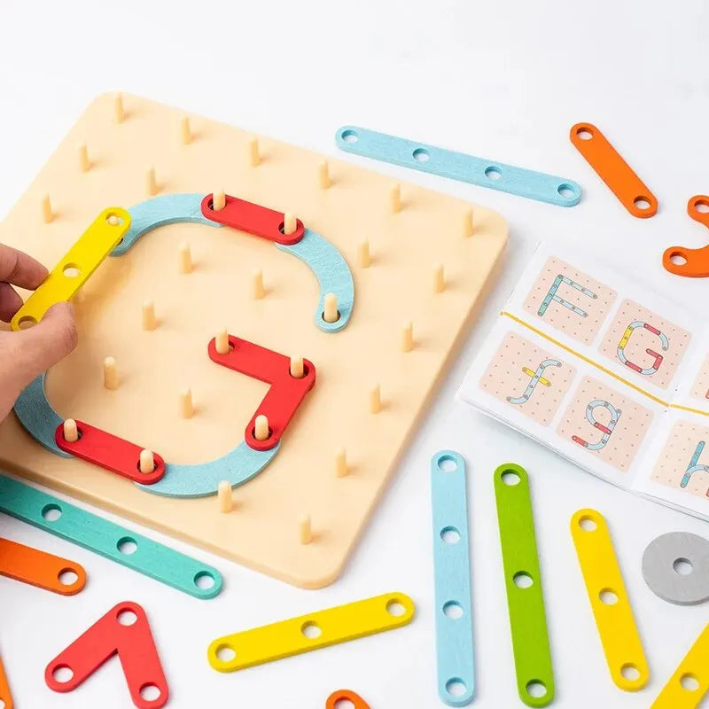Montessori Vormen Blokken | Creatieve bouwblokken & puzzelset