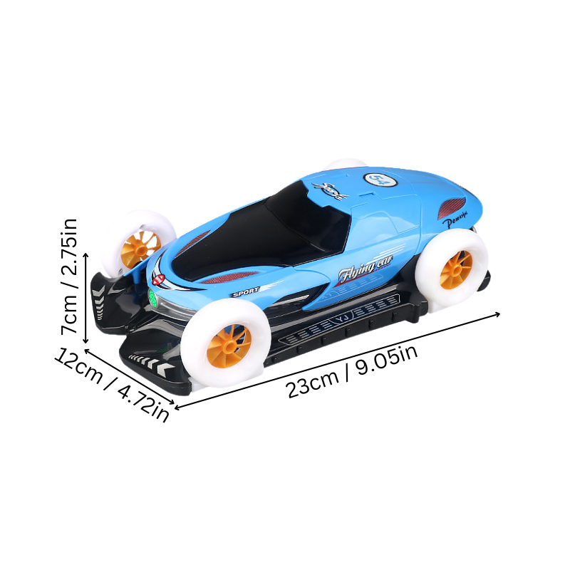 LED Speed Auto met Vliegende Wielen | Zwevende Racewagen voor Kinderen – Spectaculaire Lichtshow & Actie