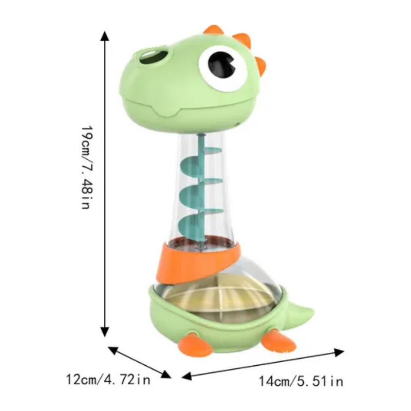 SpatRex | Dino badspeeltje met waterstralen voor kinderen van 1 tot 4 jaar