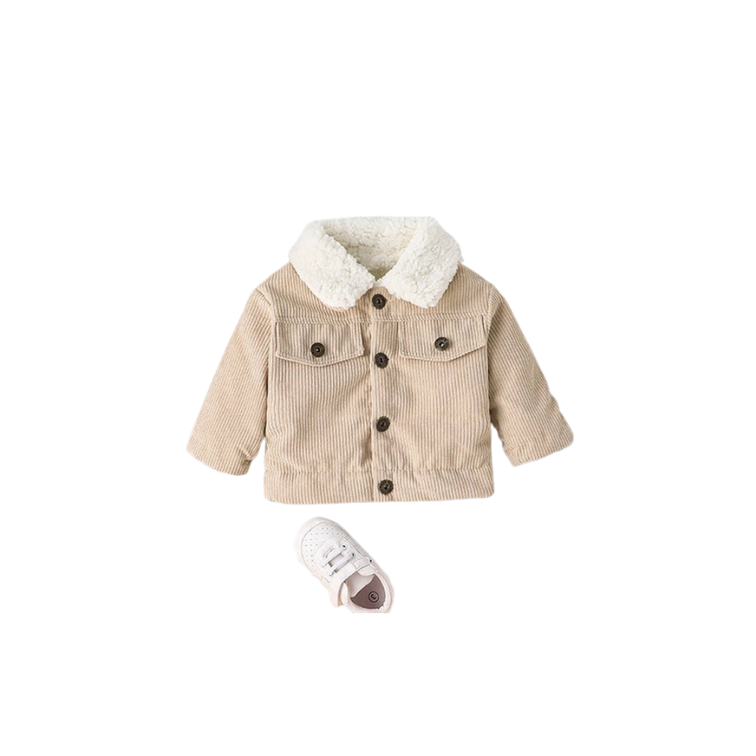 Warm Jack Uitloper Voor Pasgeboren Baby Jongen 0-3 Jaar Oud Casual Mode Winter Katoenen Jas Lange Mouw Peuter Kinderkleding