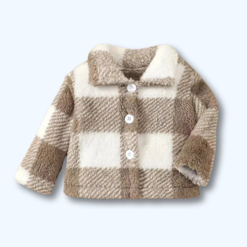 Baby Warme Casual Jas l Herfstjas met Knopen voor Jongen l 6, 9, 12, 18, 24 Maanden