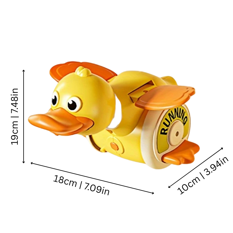 Muzikale Kruipende Eend voor Baby’s | Interactief Speelgoed dat Meebeweegt – Stimuleert Kruipen & Ontwikkeling