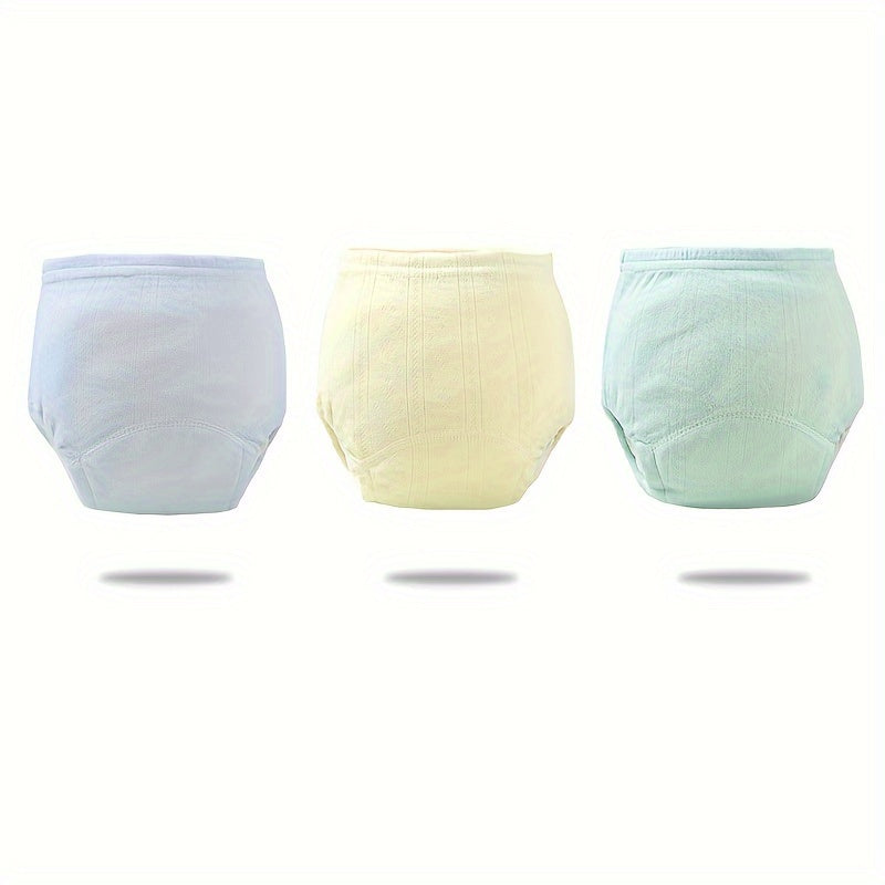 3-Pack Katoenen Training Pants | Ademend Katoen voor Baby's 0-3 Jaar