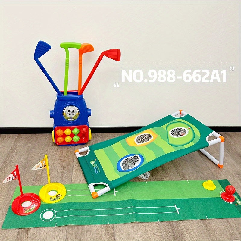 Golf Speelset voor Kinderen – Inclusief 8 Ballen, Golfbord en Mat, Indoor & Outdoor, Leuk voor Feestdagen