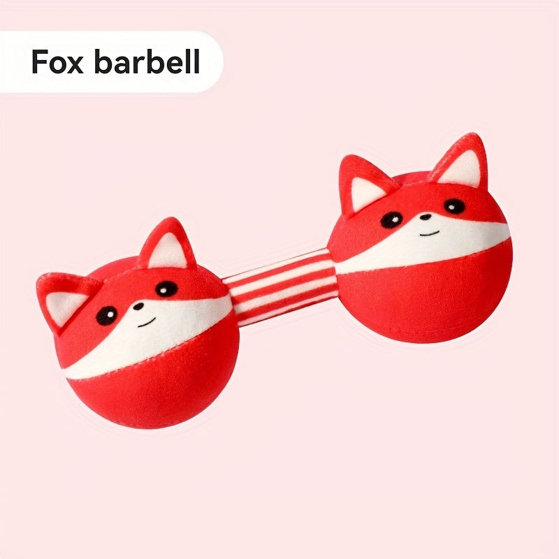 Zachte Polyester Baby Rammelaar | Schattig Dierenontwerp met Ingebouwde Bel | Zintuiglijke Ontwikkeling Speelgoed voor Baby's | Zacht voor Tandvlees