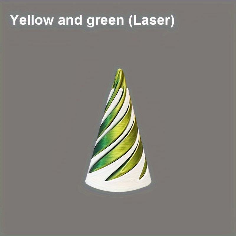 Dubbelzijdige Kinetische Spinning Cone | 3D Spiraalspeelgoed | Voor Leeftijd 14+ | Halloween/Kerstcadeau