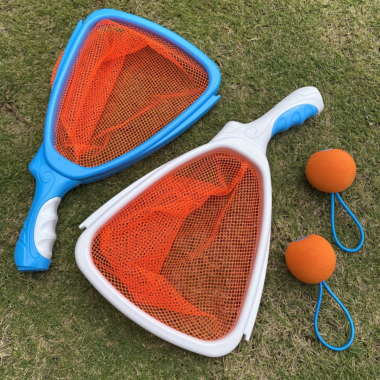 Actief Vangspel voor Kinderen vanaf 3 Jaar - Buitenspeelgoed Set met 2 Rackets en Ballen voor Jongens en Meisjes - Werp- en Vangspel voor in de Tuin of op het Strand