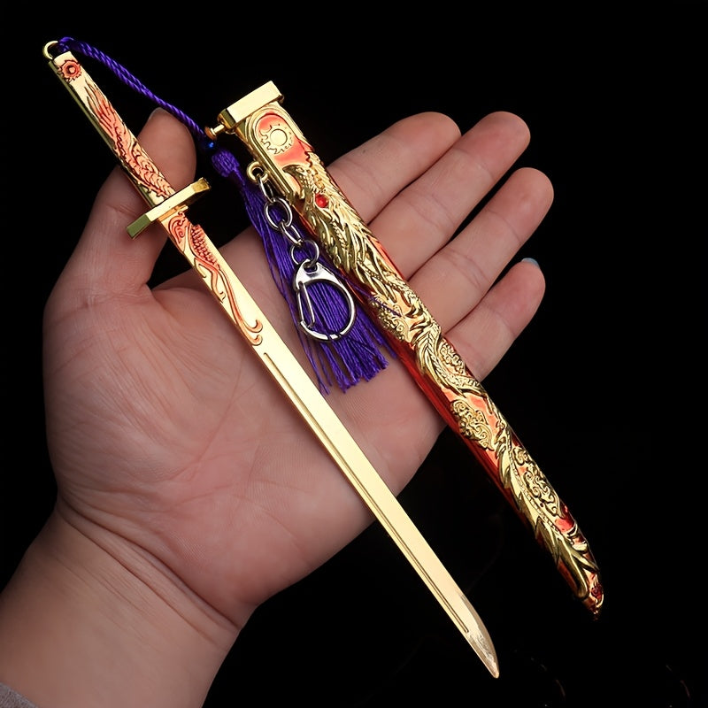 Mini Zwaard Sleutelhanger | Zinklegering Model | 22 cm | Cadeau