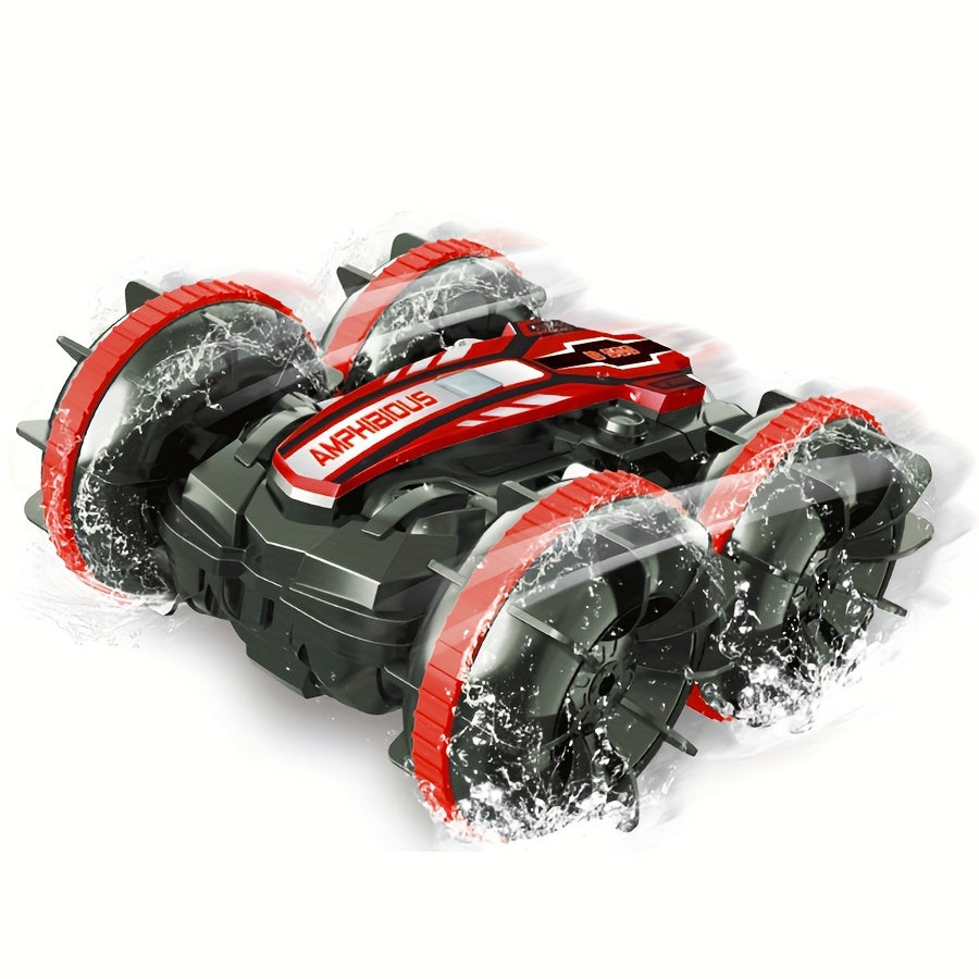 Hoge-Snelheid 4WD Amfibische RC Auto - 360° Drift, All-Terrain, Crashbestendig, Oplaadbare Batterij - Perfect Cadeau voor Kinderen met Kerst, Halloween, Thanksgiving