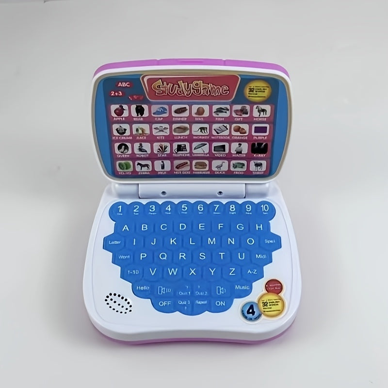 Laptop Speelgoed met Muziek & Cijfers | Educatief spel voor jongens & meisjes (batterijen niet inbegrepen)