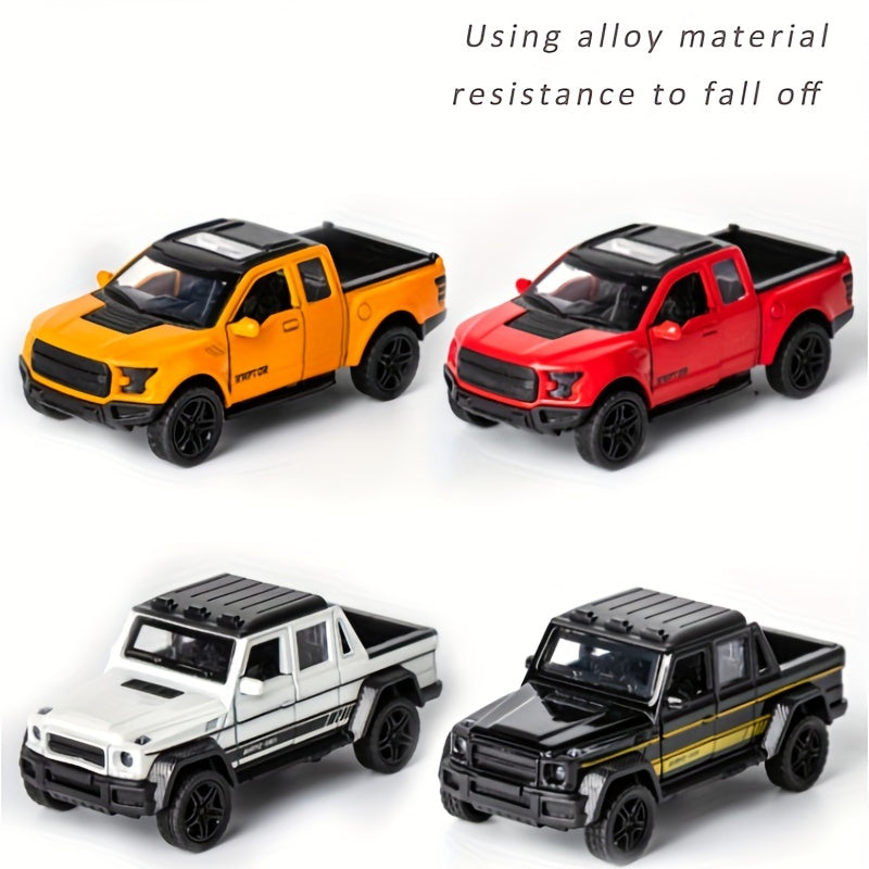 All-terrain voertuigen en trucks van metaal - Speelgoed voor kinderen, Kerstcadeau.