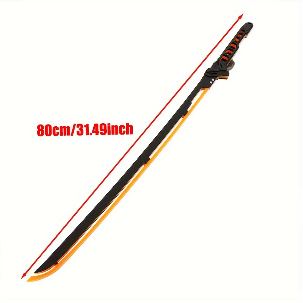 2 Stuks Sci-Fi Cyberpunk Gloeiende Samoeraizwaarden, Oplaadbare Acryl LED Modellen, Halloween Decoratie, Imitatie Wapenmodellen Collectie Voor Games