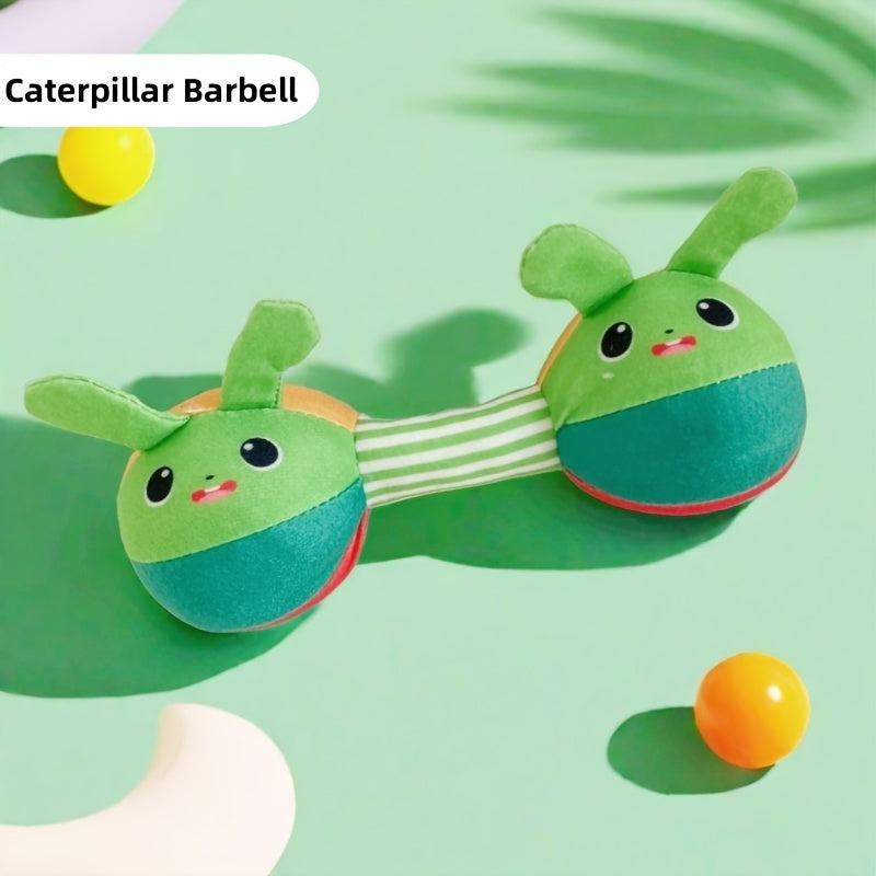 Zachte Polyester Baby Rammelaar | Schattig Dierenontwerp met Ingebouwde Bel | Zintuiglijke Ontwikkeling Speelgoed voor Baby's | Zacht voor Tandvlees