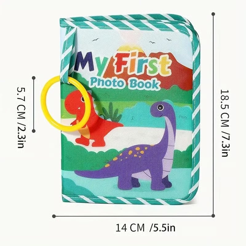 Mijn Eerste Baby Foto Boek | Veilig Babyboek met Spiegel en Educatief Ontwerp