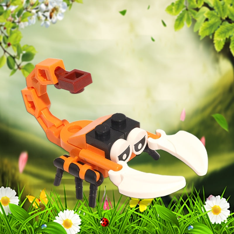 12-delige insecten bouwstenen - educatief speelgoed met kleine deeltjes dieren modellen | creatief & interactief