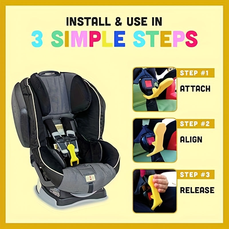 Autostoel Gordelopener voor Kinderen en Baby's - 2-in-1 Veiligheidshulp voor Ouders - Ontgrendel Kinderzitje Gesp Eenvoudig - Accessoire voor Papa en Mama
