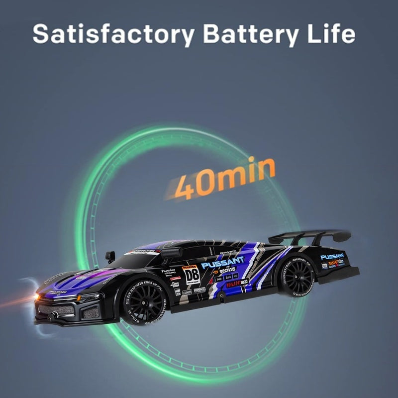 1/20 RC Raceauto – Draadloze Driftauto met 2.4G, 4WD Off-road en Snelweg, 15 km/u, Afstandsbedienbaar Speelgoed voor Jongens