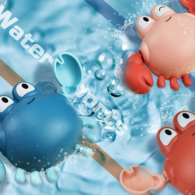 Schattige Krab Waterspeelgoed voor Kinderen | Dierlijk Badspeelgoed Bewegend Speelgoed voor Kinderen 1-3+ Jaar