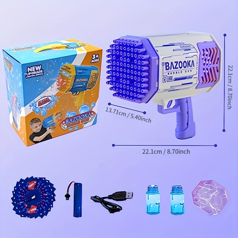 Bazooka Bellenblaaspistool - Interactief Speelgoed met Grote Bellen - Perfect voor Feestjes, Buiten Spelletjes, Halloween & Kerst