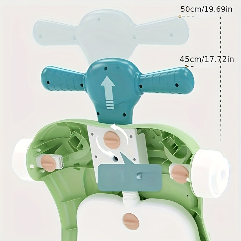 Muzikale Loopwagen voor Peuters | Anti-Kantel Ontwerp | Educatief Speelgoed