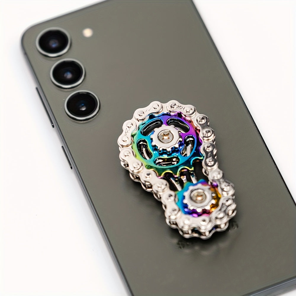 Fidget Spinner met fietskettingontwerp – Ontspan met stijl en precisie