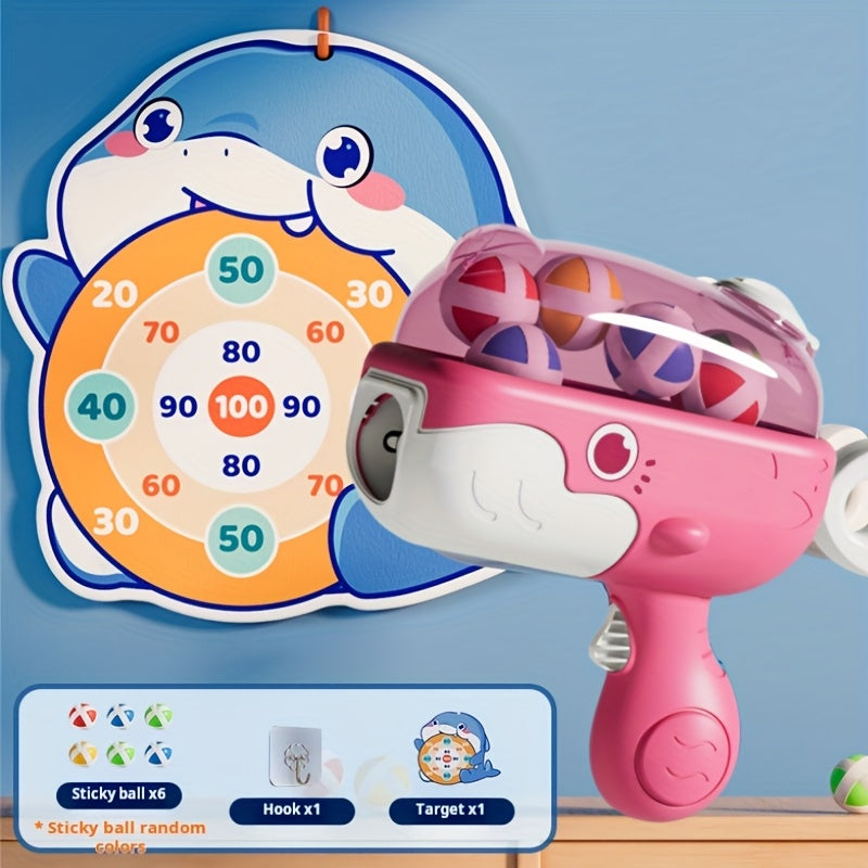Walvis Plakbal Schietspel Set | Interactieve Gooi Ballen met Walvisdoelwit, Voor Binnen- en Buitenactiviteiten, Perfect Cadeau voor Verjaardag of Kerst