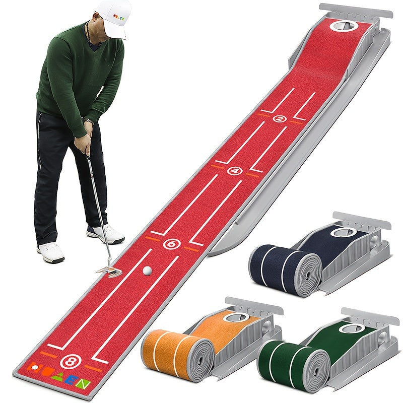 Mini Golf Putting Mat | Compacte Mat met Balterugkeer, Indoor/Outdoor Golf Accessoire