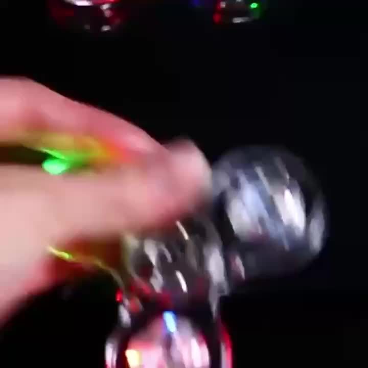 LED Light-Up Fidget Spinner - Transparant, Stressverlichtend Hand Speeltje voor Kinderen & Volwassenen, Kleurrijke Vinger Spinner