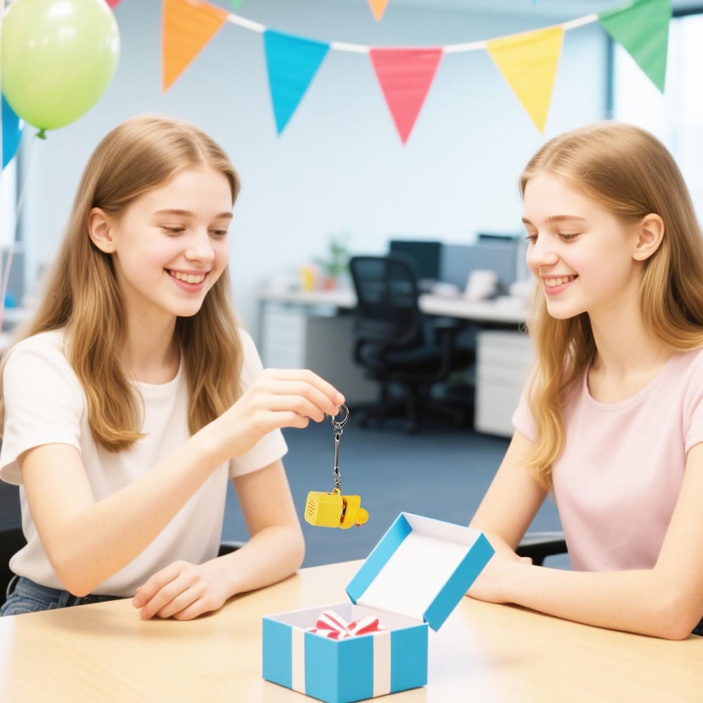 Kikker Kwekker Fidget Toy | Oplaadbare Sleutelhanger met Lichten en Stressverlichting