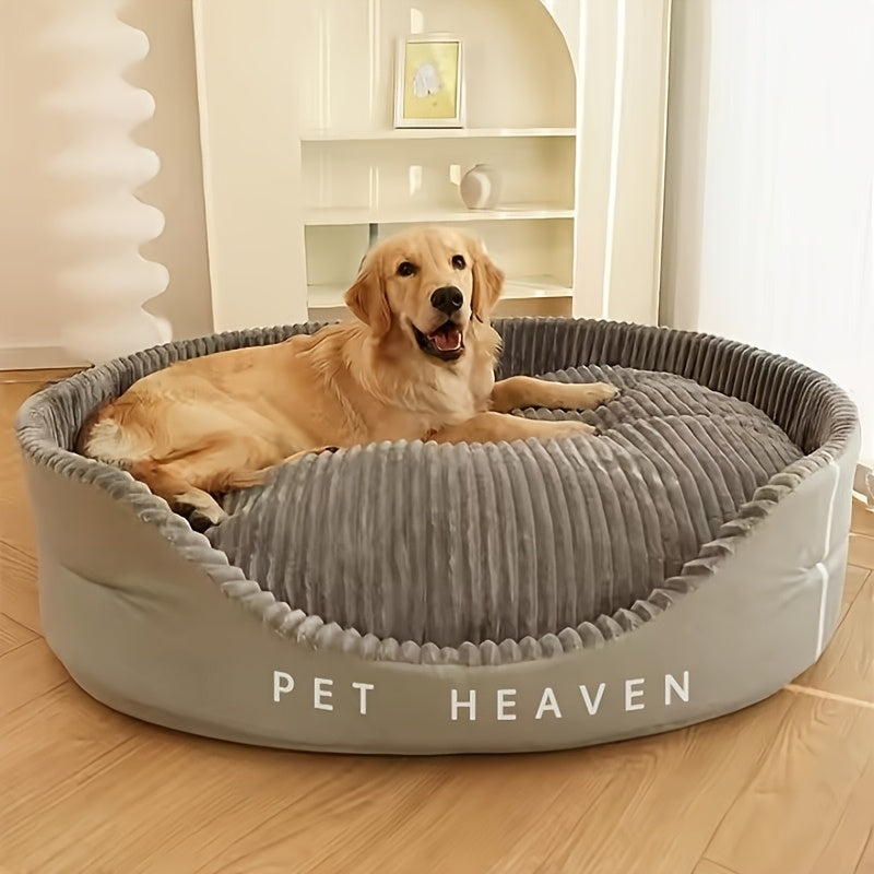 Luxe Pluche Hondenmand voor Extra Kleine Honden - Comfortabel en Wasbaar Hondenkussen van Polyester - Duurzame Grijze Mand voor Alle Seizoenen
