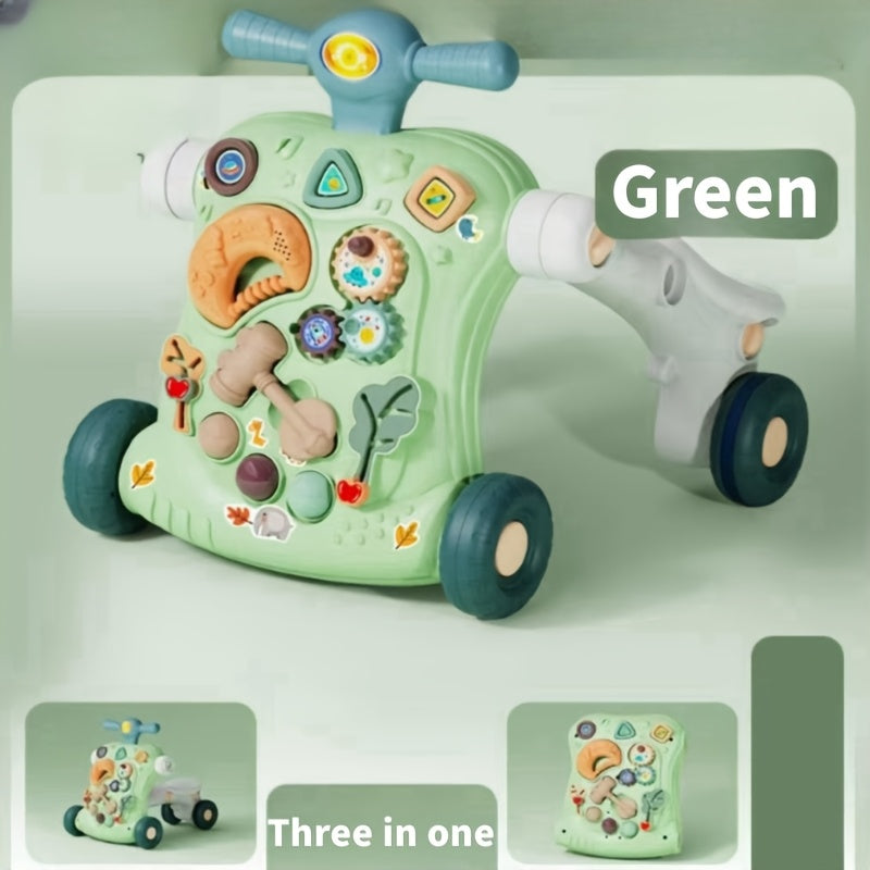 Muzikale Loopwagen voor Peuters | Anti-Kantel Ontwerp | Educatief Speelgoed