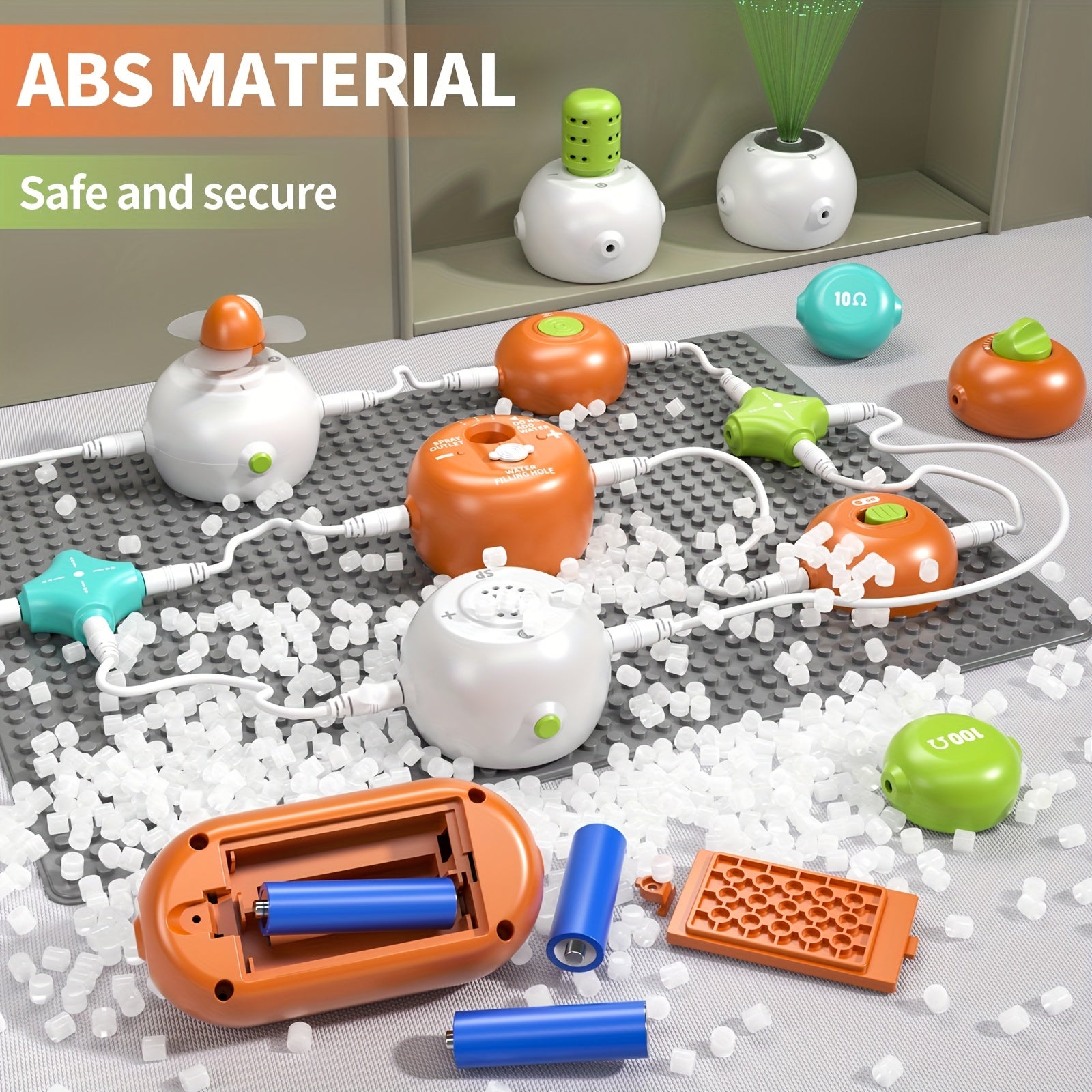 Circuit Blokken Wetenschapsspeelgoed - Elektronische Circuit Educatief Speelgoed, STEM Leren Speelgoed voor Jongens & Meisjes 6+ Jaar, Ontwikkelt STEM Vaardigheden - Perfect Cadeau voor Kinderen