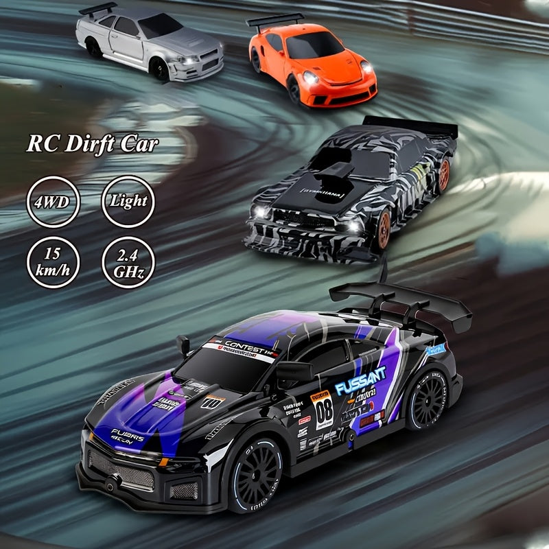 1/20 RC Raceauto – Draadloze Driftauto met 2.4G, 4WD Off-road en Snelweg, 15 km/u, Afstandsbedienbaar Speelgoed voor Jongens