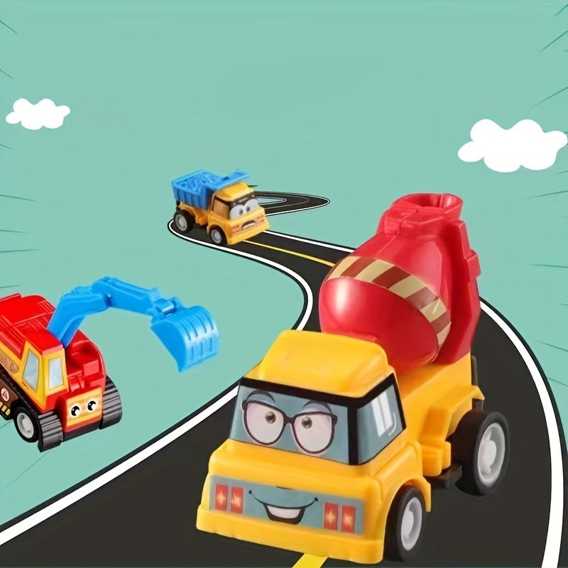 12x Pull-Back Auto’s | Mini Trucks & Auto’s | Cadeau voor Kinderen