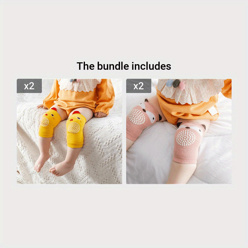 Baby Kruip Knie- en Elleboogbeschermers | Beenwarmer Kniebeschermers voor Comfortabele Ondersteuning voor Peuters van 0-3 Jaar