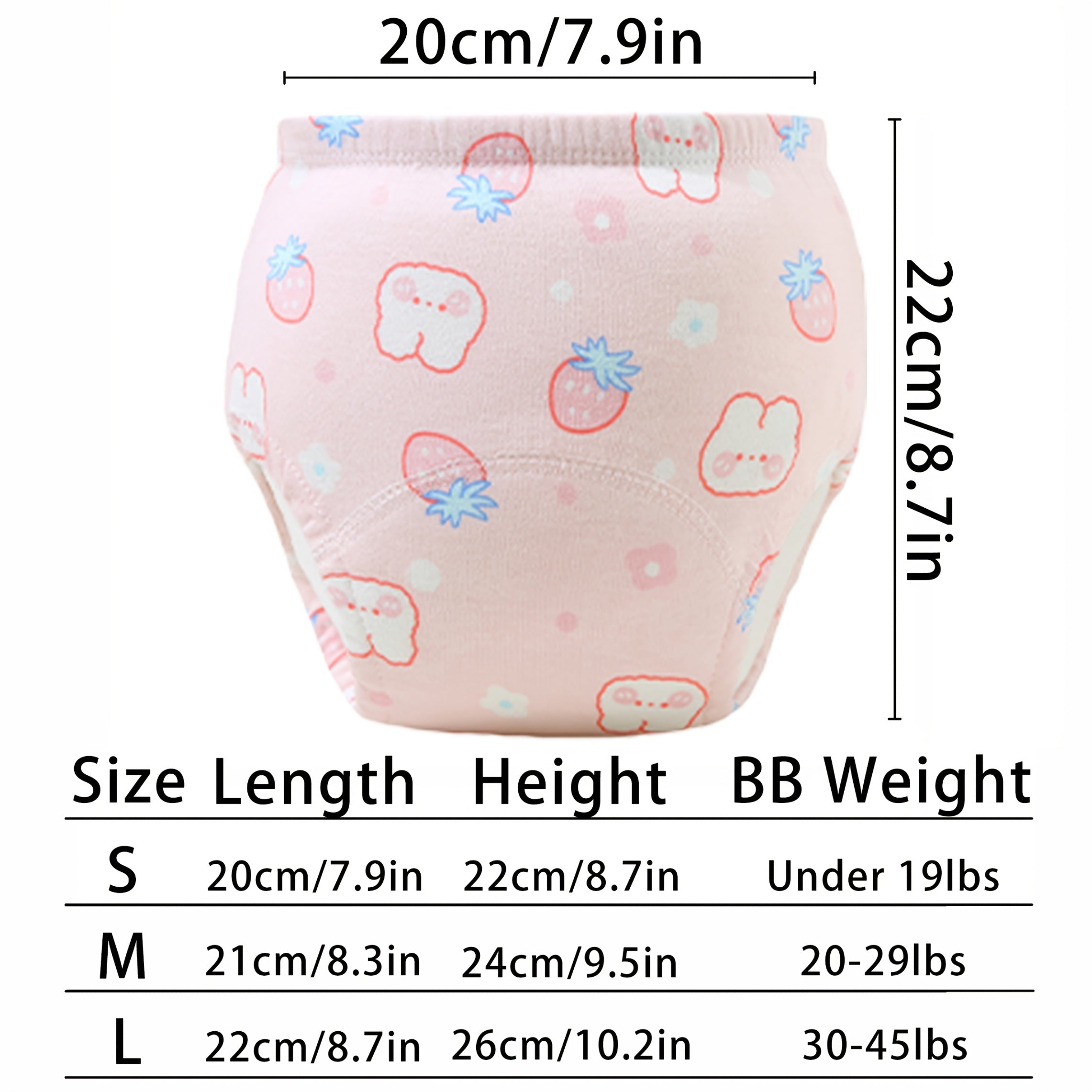 12 Stuks Katoenen Trainingsbroekjes Baby Zindelijkheidstraining - Wasbare Oefenbroekjes Peuters 0-3 Jaar Jongens en Meisjes