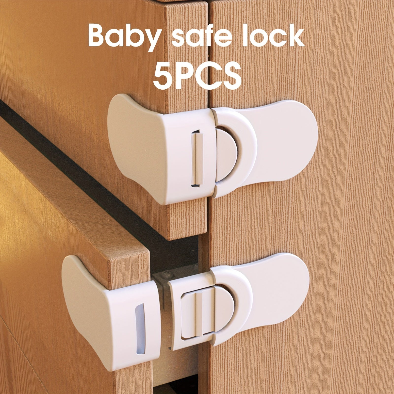 5-Pack Veilige Kastsloten | Ftalaatvrij, eenvoudige installatie zonder boren
