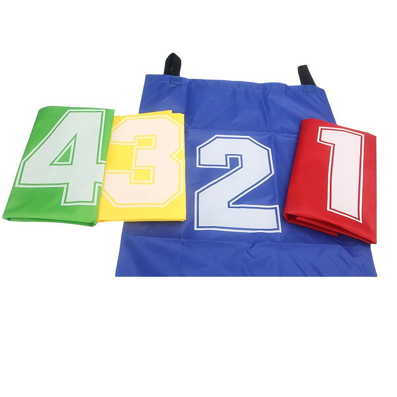 Canvas Springzakken Set voor Kinderen – 4-Delige Zakloop Spelset in Vrolijke Kleuren | Duurzaam Polyester voor Buitenspellen, Verjaardagen & Familieplezier vanaf 3 Jaar
