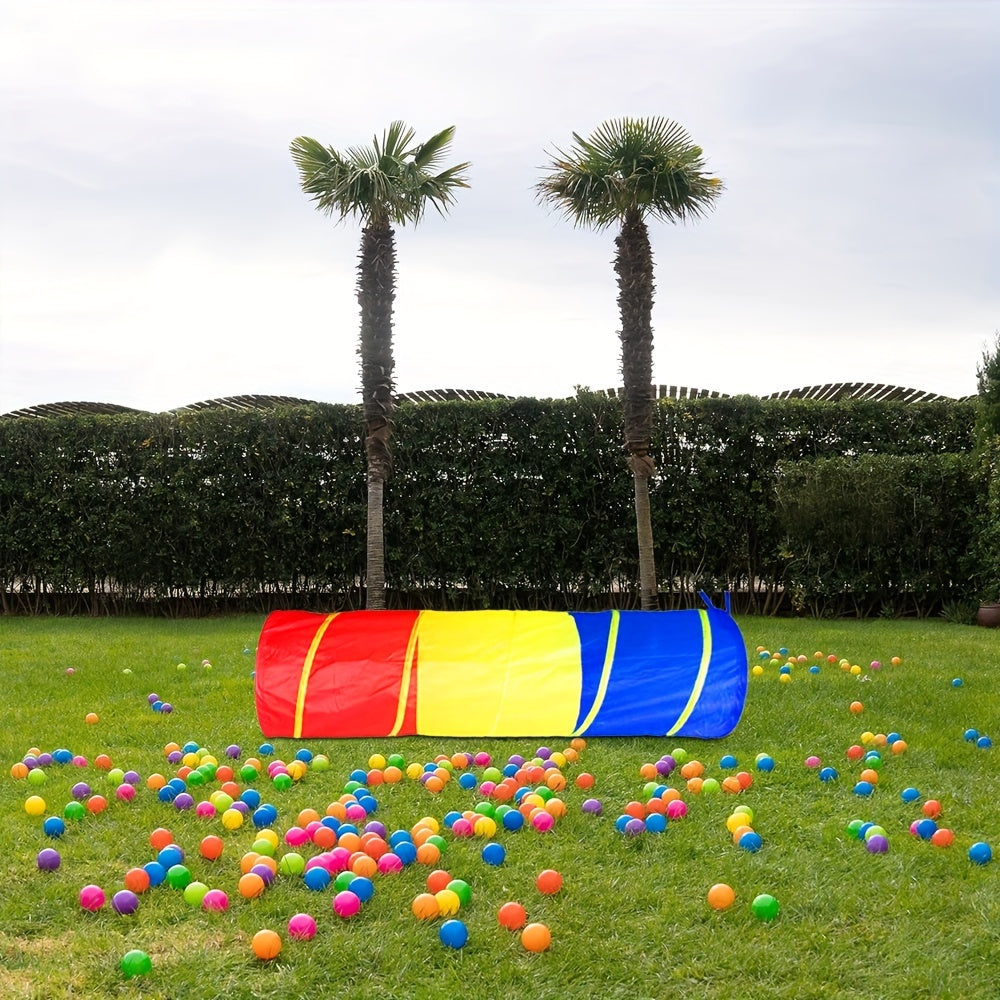 Regenboog Kruiptunnel voor Kinderen | Opvouwbare Speeltunnel