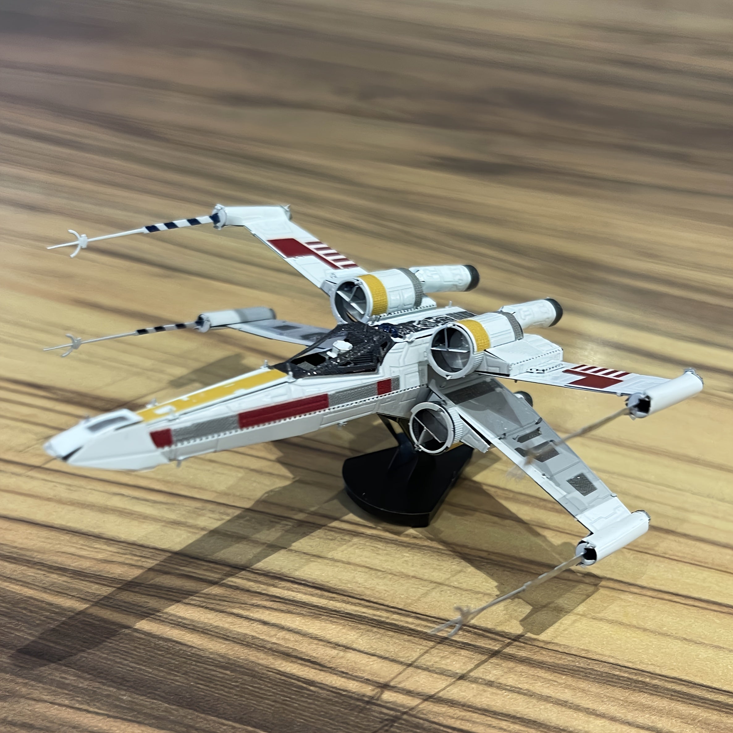 3D Metaalpuzzel X-Wing Starfighter – Moeilijke Bouwset voor Volwassenen, Educatief Cadeau voor Mannen