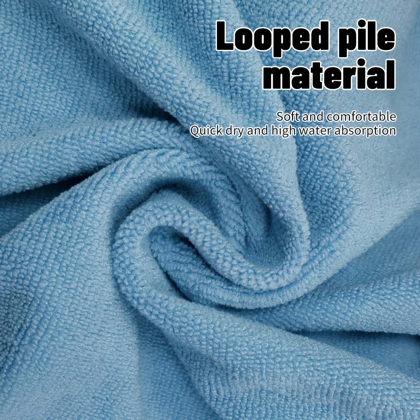 Microfiber Zwem Poncho Towel Robe met Kap | Sneldrogend, Super Absorberend, Warm en Lichtgewicht