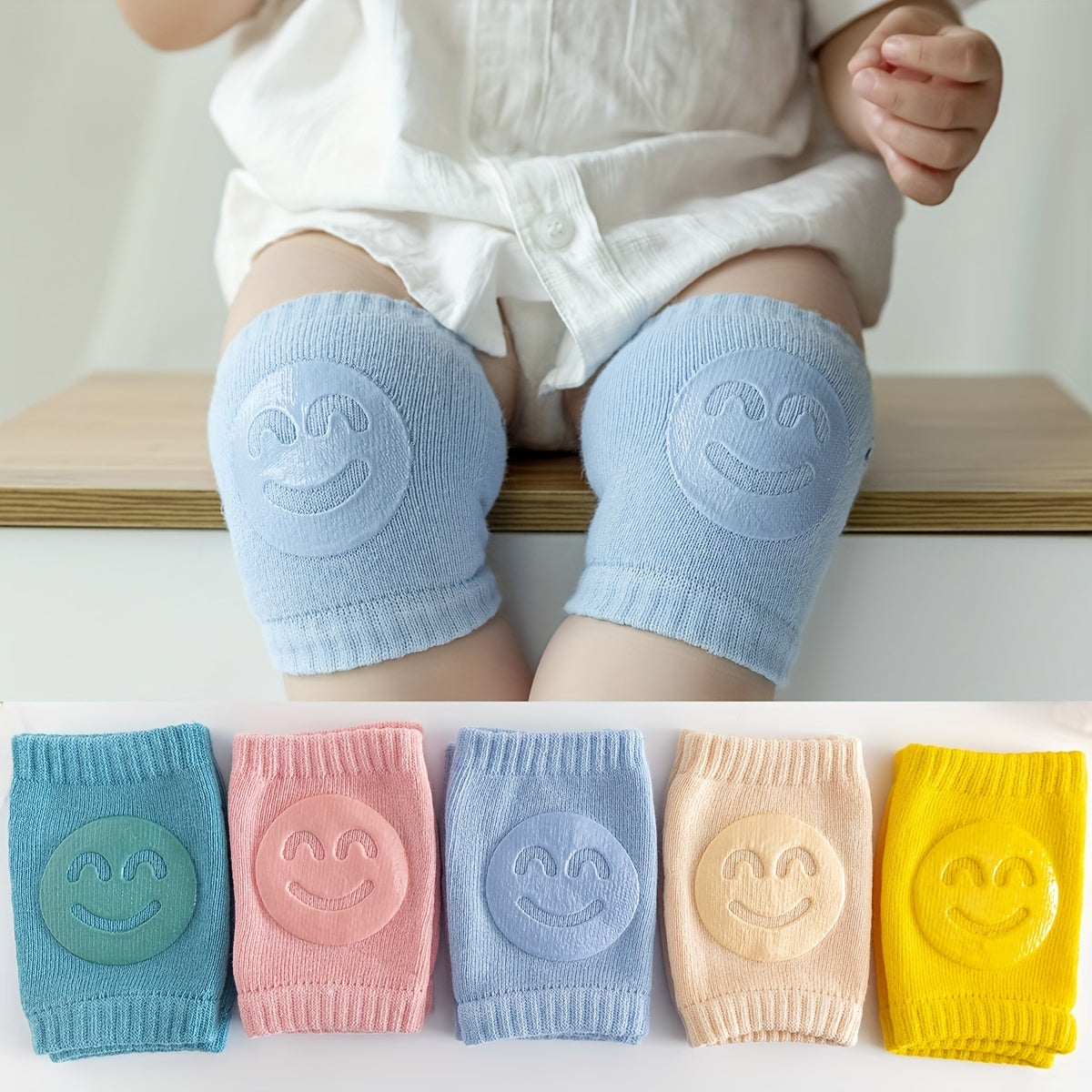 Zachte & Duurzame Kniebeschermers voor Baby's | Perfect voor Kruipen van 0-1 Jaar | Kerst, Halloween, Thanksgiving Dag Cadeau