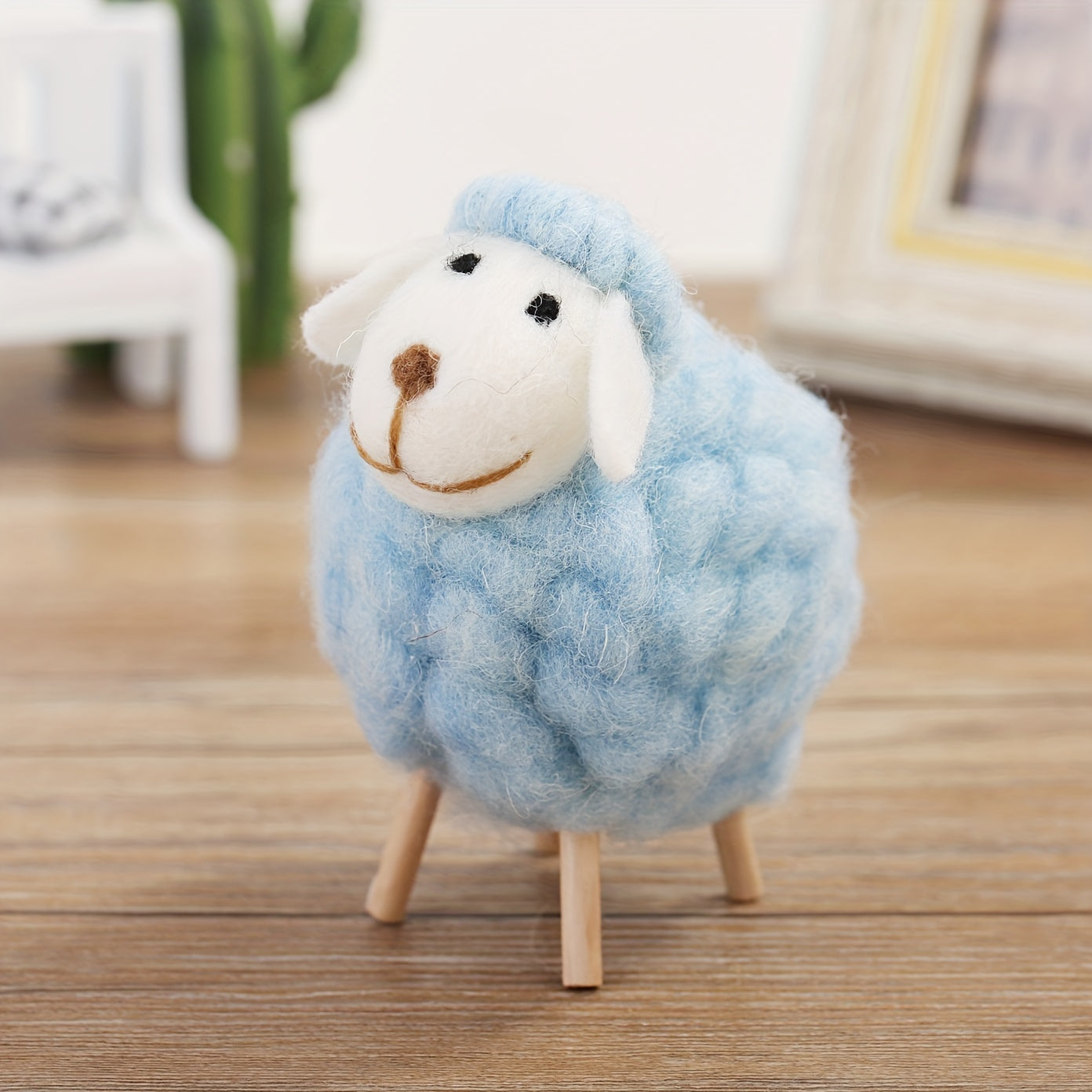 Wollen Vilt Schaap Ornaments | Creatieve Kerstboom Versiering voor Slaapkamer of Bureau