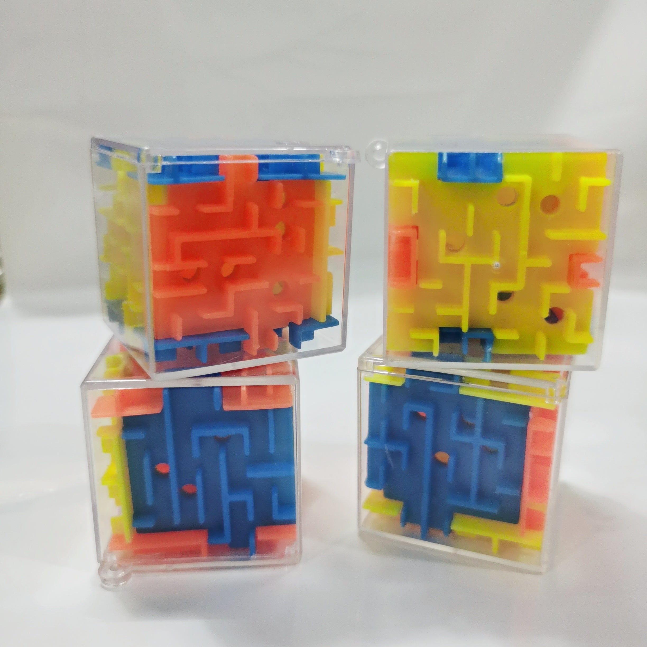 Zeskantige 3D Doolhof Kubuspuzzel | Universeel Rollende Balspel, Intelligentie Puzzel Speelgoed voor Educatie van Peuters en Kinderen