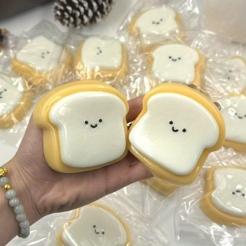 Squishy toast speelgoed | Stressbal knijpspeelgoed kawaii