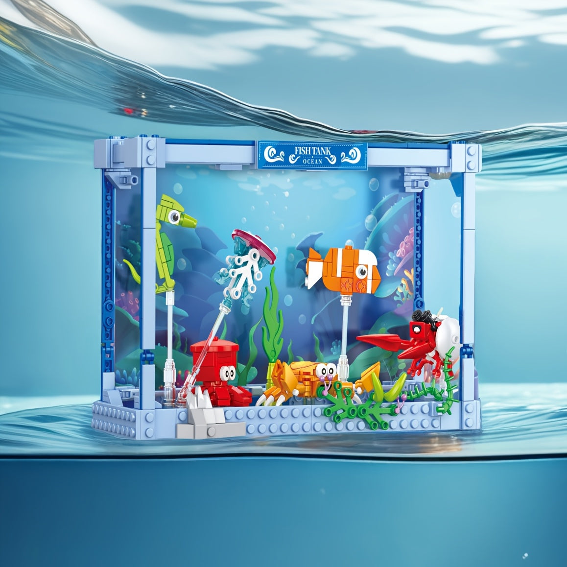 Oceaan Aquarium Bouwset | 391-delig Marine Dieren Educatief Speelgoed