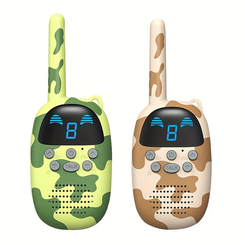 Walkie Talkie Set voor Kinderen - 2 Stuks Portofoons voor Jongens en Meisjes - Talkie Walkie Enfant met Groot Bereik tot 2.4km - Avontuur Buitenspeelgoed Cadeau