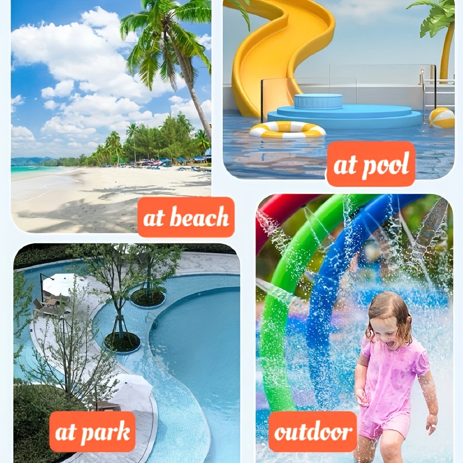 2x Waterpistool 300ml | Zomerspeelgoed voor Zwembad & Strand – Blauw & Oranje
